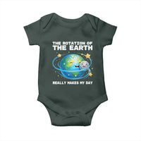 Teacher Earth Day Baby Onesie Rotation of the Earth Makes My Day Science