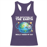 Teacher Earth Day Racerback Tank Top Rotation of the Earth Makes My Day Science