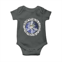Earth Day Baby Onesie Save the Planet Peace Sign Positive Vibes