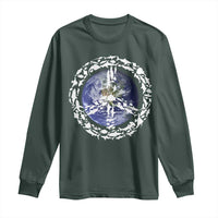 Earth Day Long Sleeve Shirt Save the Planet Peace Sign Positive Vibes