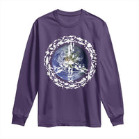 Earth Day Long Sleeve Shirt Save the Planet Peace Sign Positive Vibes