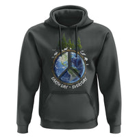 Earth Day Hoodie Everyday Peace Sign Positive Vibes