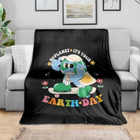 Earth Day Throw Blanket Cute Go Planet Its Your Earthday Groovy