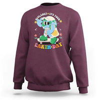 Earth Day Sweatshirt Cute Go Planet Its Your Earthday Groovy