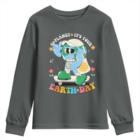 Earth Day Youth Sweatshirt Cute Go Planet Its Your Earthday Groovy