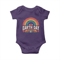 Earth Day Baby Onesie Everyday Retro Rainbow