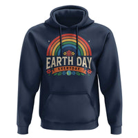 Earth Day Hoodie Everyday Retro Rainbow