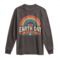 Earth Day Long Sleeve Shirt Everyday Retro Rainbow