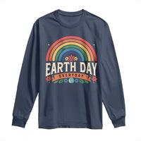 Earth Day Long Sleeve Shirt Everyday Retro Rainbow