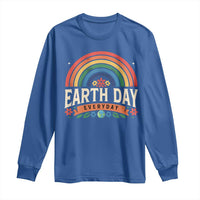 Earth Day Long Sleeve Shirt Everyday Retro Rainbow
