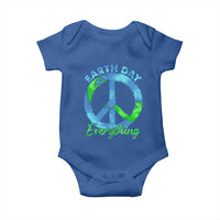 Piece Everyday Earth Day Baby Onesie Peace Sign Positive Vibes