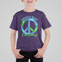 Piece Everyday Earth Day T Shirt For Kid Peace Sign Positive Vibes