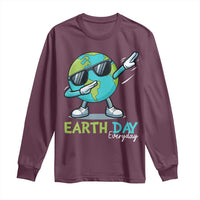 Dabbing Earth Day Long Sleeve Shirt Everyday Positive Vibes Nature Lover Gifts