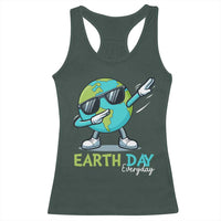 Dabbing Earth Day Racerback Tank Top Everyday Positive Vibes Nature Lover Gifts