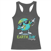 Dabbing Earth Day Racerback Tank Top Everyday Positive Vibes Nature Lover Gifts