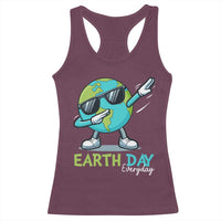 Dabbing Earth Day Racerback Tank Top Everyday Positive Vibes Nature Lover Gifts