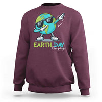 Dabbing Earth Day Sweatshirt Everyday Positive Vibes Nature Lover Gifts