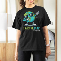 Dabbing Earth Day T Shirt For Women Everyday Positive Vibes Nature Lover Gifts