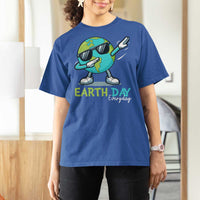 Dabbing Earth Day T Shirt For Women Everyday Positive Vibes Nature Lover Gifts