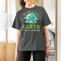 Earth Day Teachers T Shirt For Women Funny Classroom