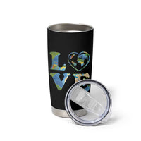 Earth Day Tumbler Cup Heart Environmental Nature Recycling Lovers