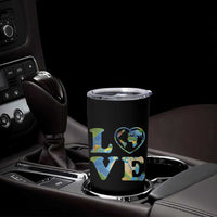 Earth Day Tumbler Cup Heart Environmental Nature Recycling Lovers