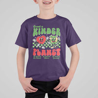 Earth Day T Shirt For Kid Create A Kinder Planet Be Kind Earth