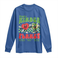 Earth Day Long Sleeve Shirt Create A Kinder Planet Be Kind Earth