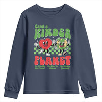 Earth Day Youth Sweatshirt Create A Kinder Planet Be Kind Earth