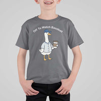 Funny Baseball Mom Goose T Shirt For Kid Funny Sports Game Day