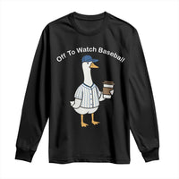 Funny Baseball Mom Goose Long Sleeve Shirt Funny Sports Game Day