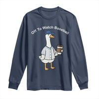 Funny Baseball Mom Goose Long Sleeve Shirt Funny Sports Game Day