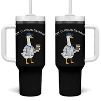 Funny Baseball Mom Goose Tumbler With Handle Funny Sports Game Day