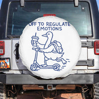 Funny Goose Psychologist Spare Tire Cover Off To Regulate Emotions Mental Health Counselor