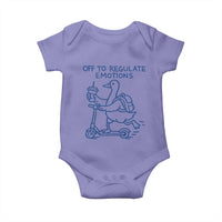 Funny Goose Psychologist Baby Onesie Off To Regulate Emotions Mental Health Counselor