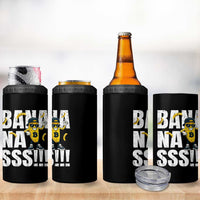 Banana Lovers 4 in 1 Can Cooler Tumbler Funny Bananas Vintage Style