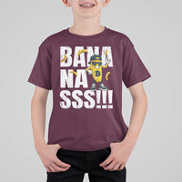 Banana Lovers T Shirt For Kid Funny Bananas Vintage Style
