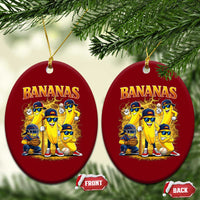 Funny Bananas Ceramic Ornament Lets Go Banana Cute Banana Lovers Bootleg