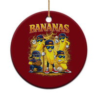 Funny Bananas Ceramic Ornament Lets Go Banana Cute Banana Lovers Bootleg