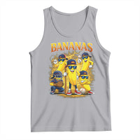 Funny Bananas Tank Top Lets Go Banana Cute Banana Lovers Bootleg