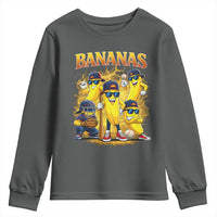 Funny Bananas Youth Sweatshirt Lets Go Banana Cute Banana Lovers Bootleg