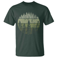 Retro Forest Trees Outdoors Nature T Shirt Vintage Wildlife - Wonder Print Shop