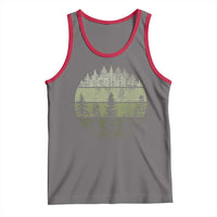 Retro Forest Trees Outdoors Nature Tank Top Vintage Wildlife - Wonder Print Shop