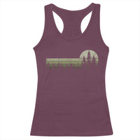 Trees Wildlife Nature Vintage Forest Racerback Tank Top - Wonder Print Shop