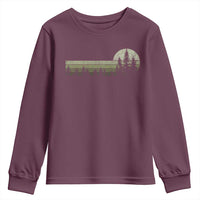 Trees Wildlife Nature Vintage Forest Youth Sweatshirt - Wonder Print Shop