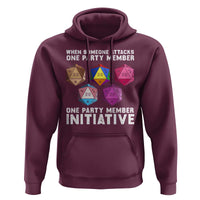 When Someone Attacks One Party Member D20 Dice LGBTQ Ally Hoodie - Wonder Print Shop