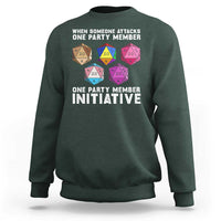 When Someone Attacks One Party Member D20 Dice LGBTQ Ally Sweatshirt - Wonder Print Shop