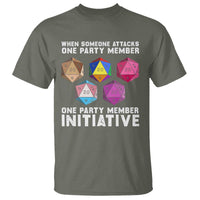 When Someone Attacks One Party Member D20 Dice LGBTQ Ally T Shirt - Wonder Print Shop