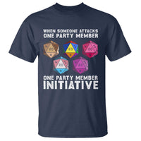 When Someone Attacks One Party Member D20 Dice LGBTQ Ally T Shirt - Wonder Print Shop