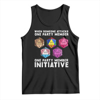 When Someone Attacks One Party Member D20 Dice LGBTQ Ally Tank Top - Wonder Print Shop